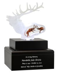 Handmade Elk Art Urn 