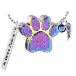 Mom Cremation Jewelry Urn - Love Charms Option