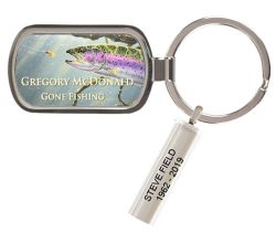 Rainbow Trout Keychain Urn by Abraham Hunter