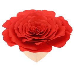 Red Peaceful Petal® Adult Flower Water Burial Urn  