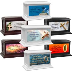Religion Christian & Jewish Wood Keep The Memory® Cremation Urn