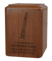 Rocket Memorial Urn