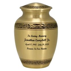 Running Wolf Medium Urn - Tribute Wreath™ - Pro Diamond Engraving