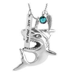 Super Shark Ash Pendant Urn 