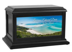 Shimmering Beach Cremation Urn