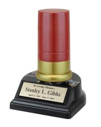 Red Shotgun Shell Keepsake Urn