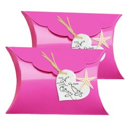 Starfish Fuchsia Little Peaceful Pillow® Water Burial Urn - Set of 2