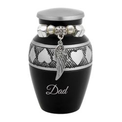 Suits of the Cards Black Pewter Keepsake Urn