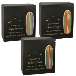 Surf Rider Paddle Boards Wood Cremation Urn - Choose One of Three Options
