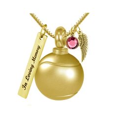 Tennis Ball Cremation Urn - Love Charms™ Option