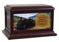 Steam Locomotive Train Urn