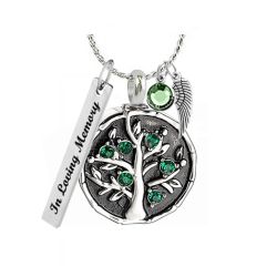 Mom Cremation Jewelry Urn - Love Charms Option