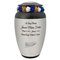 Canoe Adult Cremation Urn - Memorial Water Canoeing Urn - Tribute Wreath™ - Pro Personalization - Burial Vault Option