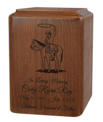 Lasso Rider Urn