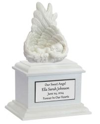 In Loving Arms Infant Urn - Baby Angel Urn For Infants