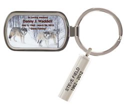 Wolves Keychain Urn
