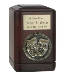 Acting & Drama Wood Keepsake Urn