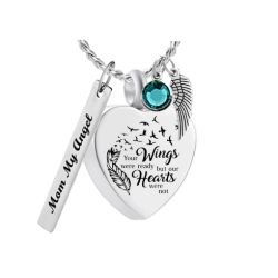 Your Wings Were Ready Ash Urn - Love Charms® Option