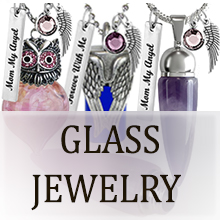 Glass Ash Jewelry Urns