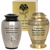  Brass Cremation Urns for ashes