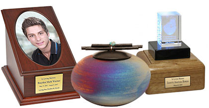 Cremation urns for 3-15 year olds.