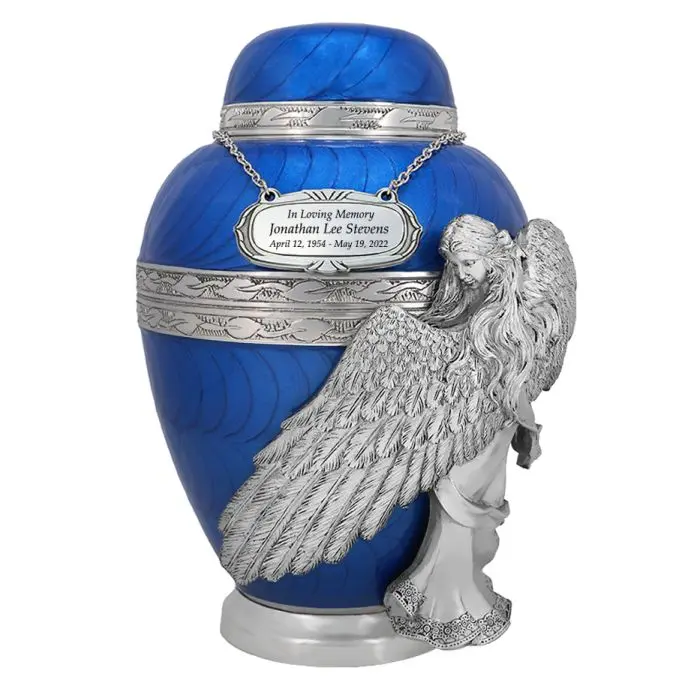 Wings of an Angel Blue Adult Urn