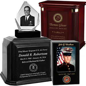 Military & Service Urns For Ashes