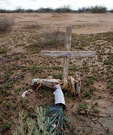 Roadside shrine.